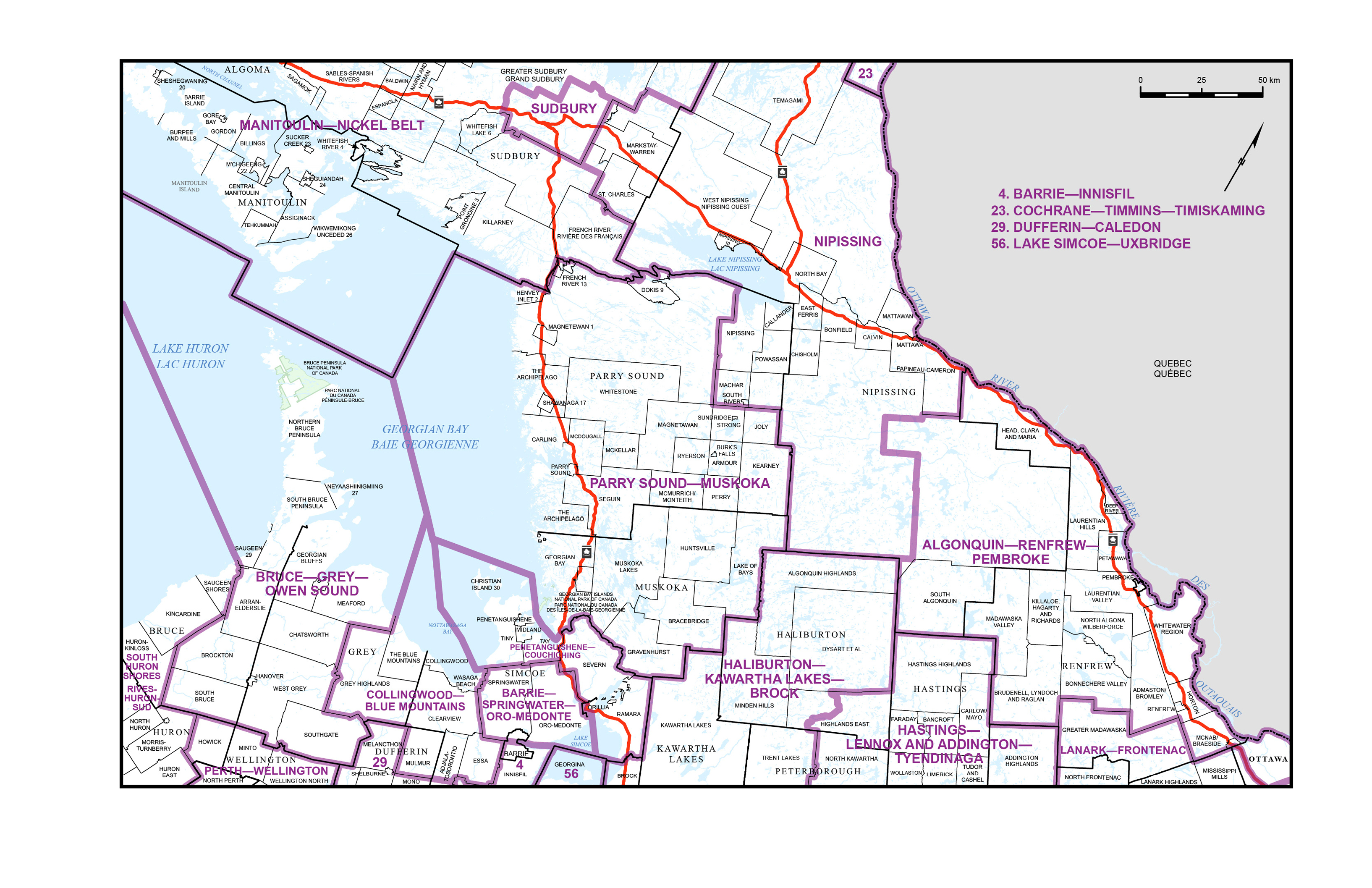 Map 2 – Central Ontario