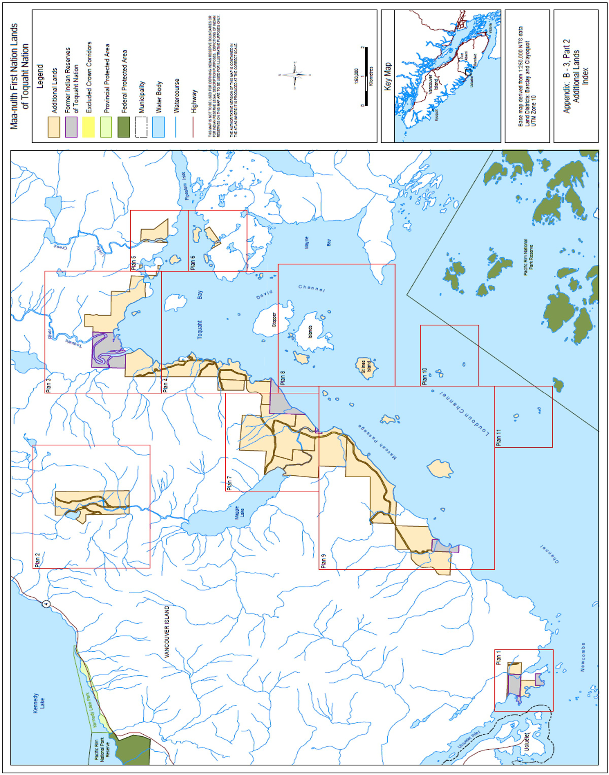 Figure 1: Additional Lands Index – Text version below the image