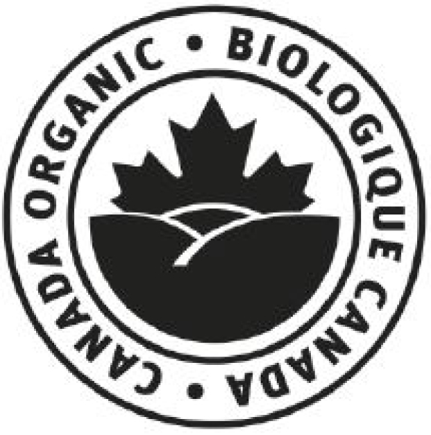 Logo noir et blanc Biologique Canada