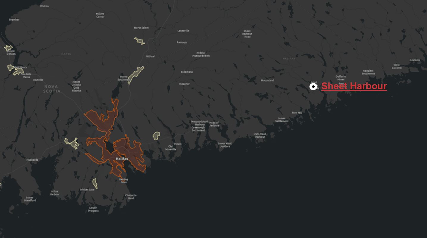 Figure 2 : Halifax (Nouvelle-Écosse) — Nouvelle définition – Version textuelle en dessous de l'image