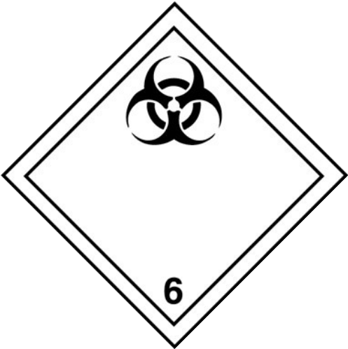 Class 6.2, Infectious Substances – Text version below the image